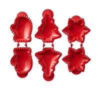 Christmas Hand Pie Molds, Dough Press Pie Maker, Handheld Pie Press for Pies, Homemade Christmas Pastry Mold for Making Mince Pies, Fruit Pies, Small Pizzas (3 Pieces)
