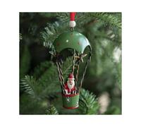 Christmas Hanging Ornaments Landing Santa Claus Snowman Elk Parachute Crafts Xmas Party Ornaments