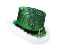 Christmas Hat - Festive Holiday Hat for Adults | Felt Material with White Brim, Lightweight Build, Comfortable Fit, Christmas Cosplay Accessory for Men Women Boyfriend Event Parade Masquerade Ball