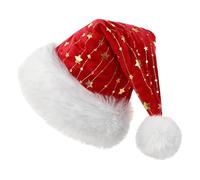 Christmas Hat - Stylish Winter Plush Headwear | Festive Holiday Hat for Women and Men, Perfect for Girlfriend Family Friends Husband Mother Gathering Party Photography New Year Celebration, 45x33cm