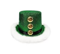 Christmas Hats, Santa Claus Headwear With White Fluff And 3 Bells, Party Hats For Adults, For Women, Men, Christmas, New Year, Party, Event, Cosplay, Performance