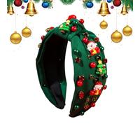 Christmas Headband - Elegant Pearl Headdress for Festive Occasions | Soft Alloy with Sparkling Accents, Fashion Hair Accessory for Women and Girls, Perfect for Party Photoshoot Wedding Church