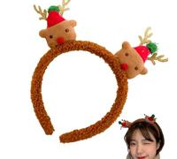 Christmas Headbands For Women | Cute Plush Hairband | Christmas Headpiece | Women Girls Festival Winter Celebration Event