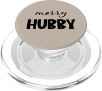 Christmas Holiday Husband, Family Matching, Xmas Merry Hubby PopSockets PopGrip para MagSafe