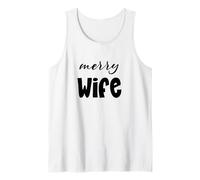 Christmas Holiday Husband, Family Matching, Xmas Merry Wife Camiseta sin Mangas