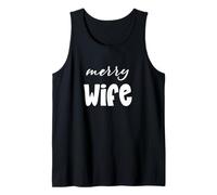 Christmas Holiday Husband, Family Matching, Xmas Merry Wife Camiseta sin Mangas