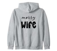Christmas Holiday Husband, Family Matching, Xmas Merry Wife Sudadera con Capucha