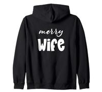 Christmas Holiday Husband, Family Matching, Xmas Merry Wife Sudadera con Capucha