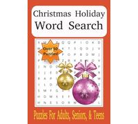 Christmas Holiday Word Search Puzzle Book: Word Searches with Easy to Read Print about Christmas, Holidays, Cheer and More | 6X9 inches, 110 pages | ... for Vacations, Holidays, and Free Times
