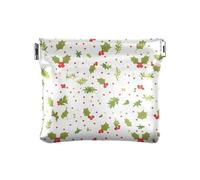Christmas Hollies - Monedero de cuero para mujer, organizador de llaves y tarjetas elegantes para mujer