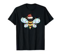 Christmas Honey Bee String Lights For Beekeeper & Bee Lover Camiseta