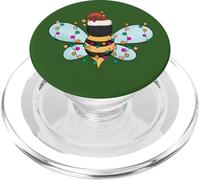 Christmas Honey Bee String Lights For Beekeeper & Bee Lover PopSockets PopGrip para MagSafe