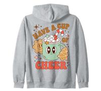 Christmas Hot Cocoa Have A Cup of Cheer Holiday Sudadera con Capucha