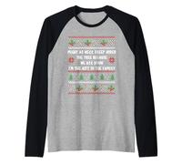 Christmas Humor, Favorite Family Member Funny Christmas Camiseta Manga Raglan