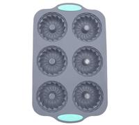 Christmas Ice Molds - Silicone Non-Stick 6-Hole Wreath Tray for Holiday Treats | Durable Flexible Material with Easy Release, Perfect for Ice, Soap, Candy, Cake, Desserts, Drinks, Cocktails, Whisky, a