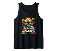 Christmas in August Squad Summer Holiday Party Art Camiseta sin Mangas