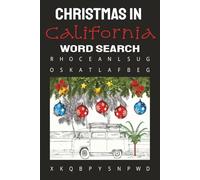 Christmas In California Word Search Puzzle Book: Word Searches with Easy to Read Print about California, Christmas, Santa and More | 6x9 inches, 110 ... Stocking Stuffers and Brain Exercise