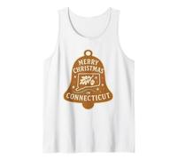 Christmas in Connecticut - Adorno de Campana para Camisa Camiseta sin Mangas