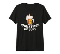 Christmas In July Beer Funny Xmas Tree Summer Beer Lover Camiseta Premium