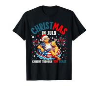 Christmas in July George Washington Chillin Through 250 Year Camiseta