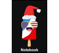 Christmas In July Popsicle Beach Vacation Notebook: Blank lined ruled journal to write in 6x9" 110 page