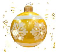 Christmas Inflatable Ball - Long Lasting Display, Inflatable Christmas Ornaments, Decorated Ball Blow Up Chrristmas | Waterproof Lawn Ornaments Home Decor for Party Yard Balcony Shop Porch Garden