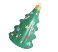 Christmas Inflatable Ornament - 48x81cm PVC, Giant Blow-Up Christmas Tree Shape Pendant, Inflatable Large Balls for Yards, Lawns, Porches, Patios, Outdoor Parties, Courtyards, Gardens, Holiday