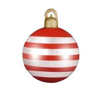 Christmas Inflatable Ornaments - Oversized Festive Spheres, Durabel Pvc Construction, Bright Seasonal Decoration, Outdoor Decorative Holiday Balls | Ideal For Garden Trees Patios Winter Party Display