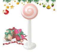 Christmas Inflatables - Giant Lollipop Decoration, Large Inflatable Candy Ornament for Indoor/Outdoor | Fun Holiday Balloon Prop for Yard, Porch, Garden, Lawn, Party, Front Door Christmas Decorations