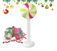 Christmas Inflatables - Giant Lollipop Decoration, Large Inflatable Candy Ornament for Indoor/Outdoor | Fun Holiday Balloon Prop for Yard, Porch, Garden, Lawn, Party, Front Door Christmas Decorations