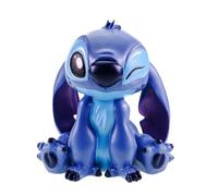 Christmas Inspirations Figura de jardín Stitch - Disney's Frecher Lilo & Stitch Alien - Enamorarse Sentado - con orejas abajo (20 cm) - Figura decorativa multicolor de polirresina - Licencia oficial