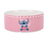 Christmas Inspirations Stitch Bowl - Cuenco de porcelana (porcelana, 6,3 x 15 x 15 cm), color rosa