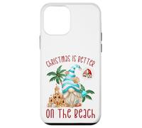 Christmas Is Better On The Beach Funny Xmas GNOME Carcasa para iPhone 12 Mini