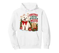 Christmas Is Better with My Westie Holiday Terrier Joy Sudadera con Capucha