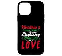 Christmas Is Family, Friends Love Memories Funny Xmas Carcasa para iPhone 12 Mini