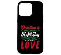 Christmas Is Family, Friends Love Memories Funny Xmas Carcasa para iPhone 15 Pro MAX