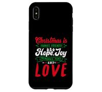 Christmas Is Family, Friends Love Memories Funny Xmas Carcasa para iPhone XS MAX