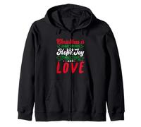 Christmas Is Family, Friends Love Memories Funny Xmas Sudadera con Capucha