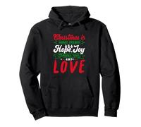 Christmas Is Family, Friends Love Memories Funny Xmas Sudadera con Capucha