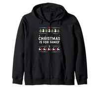 Christmas is For Family Jolly Holiday Gifts For Family Party Sudadera con Capucha
