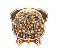 Christmas Jigsaw Puzzles - Wooden Funny Animal Interactive Toys | Winter Puzzles Christmas Toys Set for Boys Girls Adults Holiday Birthday Home Decor Party Favors Stocking Stuffers