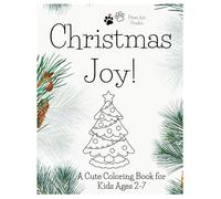 Christmas Joy ! - My First English Words: Coloring Book for Toddlers & Preschoolers (Ages 2-7) with Big Pictures | Learn Basic English Vocabulary in a Festive Christmas Theme
