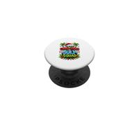 Christmas July Squad Summer Santa Hat Sunglasses Palm Tree PopSockets PopGrip Adhesivo