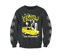 Christmas Jumpers - Nostalgic Plonker Adult Only Fools - Sudadera con estampado navideño, color gris, gris, XL