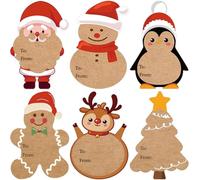 Christmas Labels Stickers, Gift Tags for Xmas Presents, Christmas Labels Stickers for Gift, Xmas Tags Sticker for Gifts Boxes Wrapping Paper