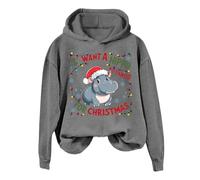 Christmas Lady I Want To Do A Hippo With A Hoodie All The