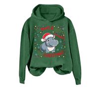 Christmas Lady I Want To Do A Hippo With A Hoodie All The