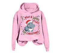 Christmas Lady I Want To Do A Hippo With A Hoodie All The