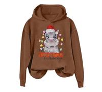 Christmas Lady I Want To Do A Hippo With A Hoodie All The