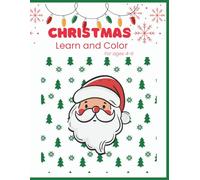 Christmas Learn and Color: Trace and Color
